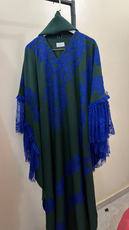 Olaide Kaftan in Forest Green