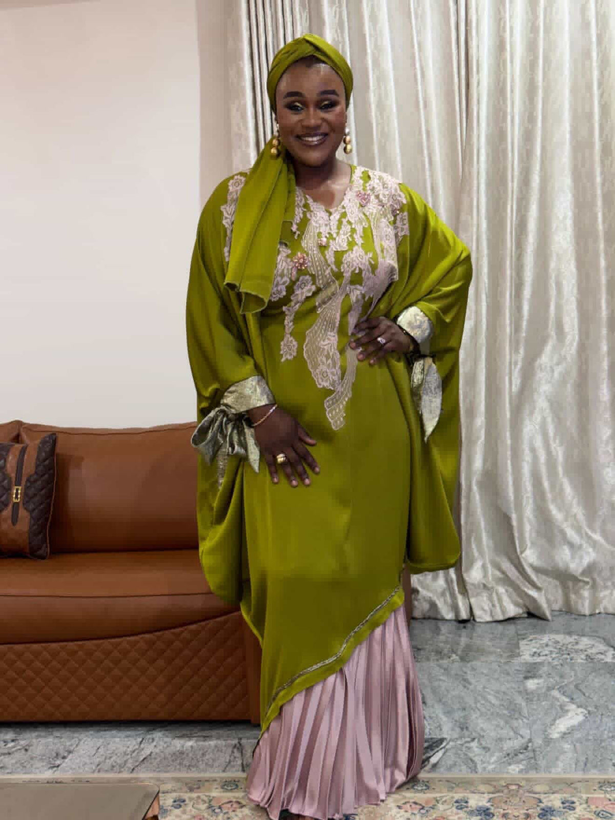 Olaide Kaftan in Green