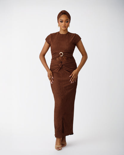 Cocoa Sculpt Dress