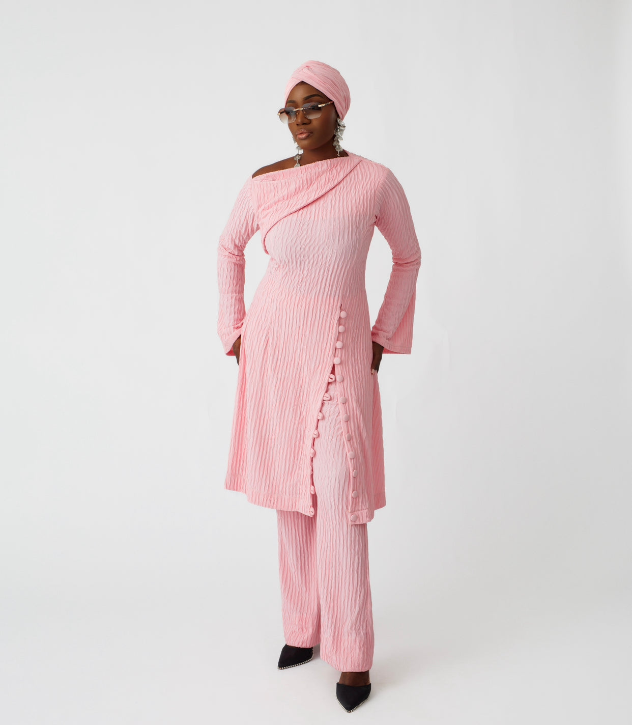 Sculpt Pleat Co-Ord Set