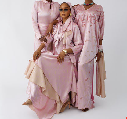 The Everywhere Dress – satin jacquard