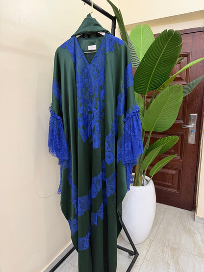 Olaide Kaftan in Forest Green