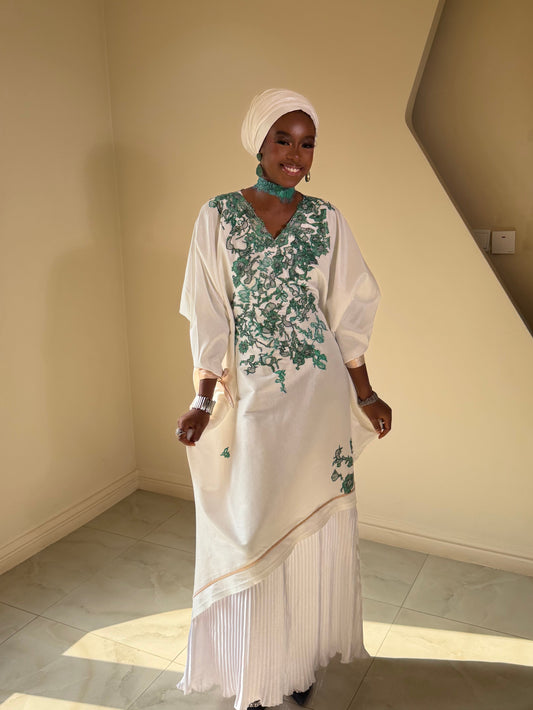Olaide Kaftan in Grecian White