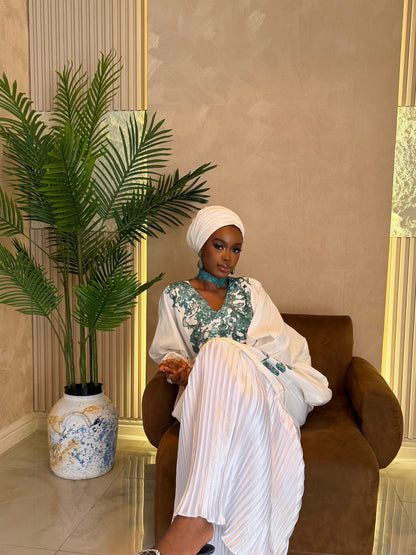 Olaide Kaftan in Grecian White