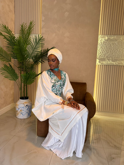 Olaide Kaftan in Grecian White