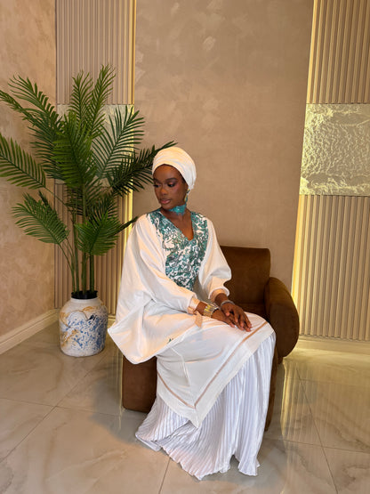 Olaide Kaftan in Grecian White
